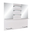 AMY LINK 2-zits kaptafel voor wandmontage